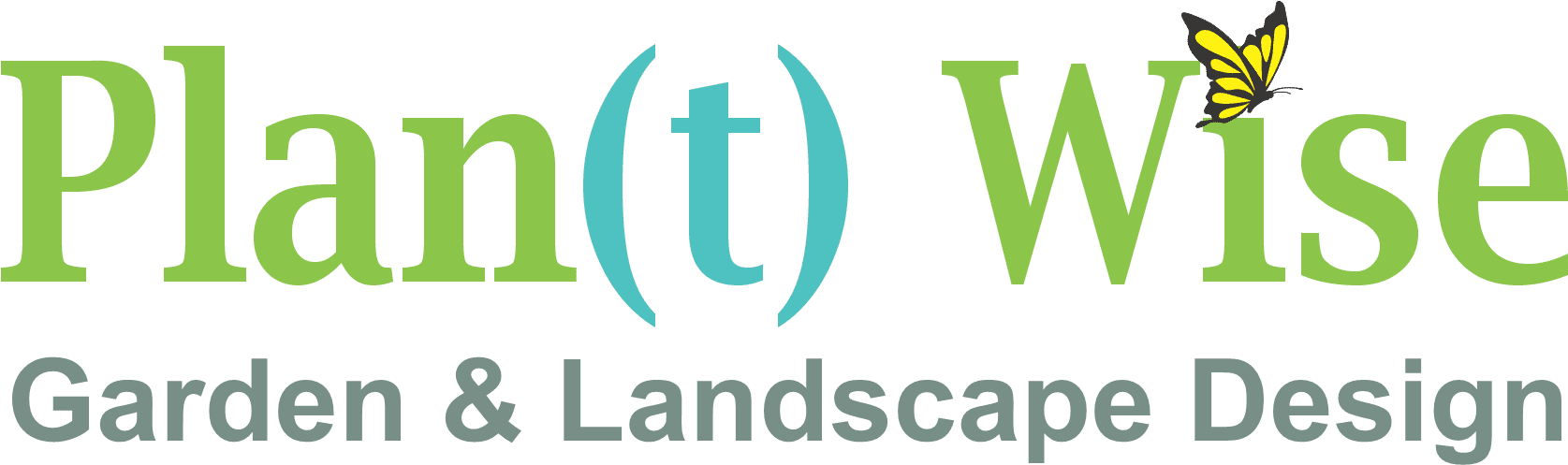 PW Logo Text Only Plant Wise Garden and Landscape Design text only logo