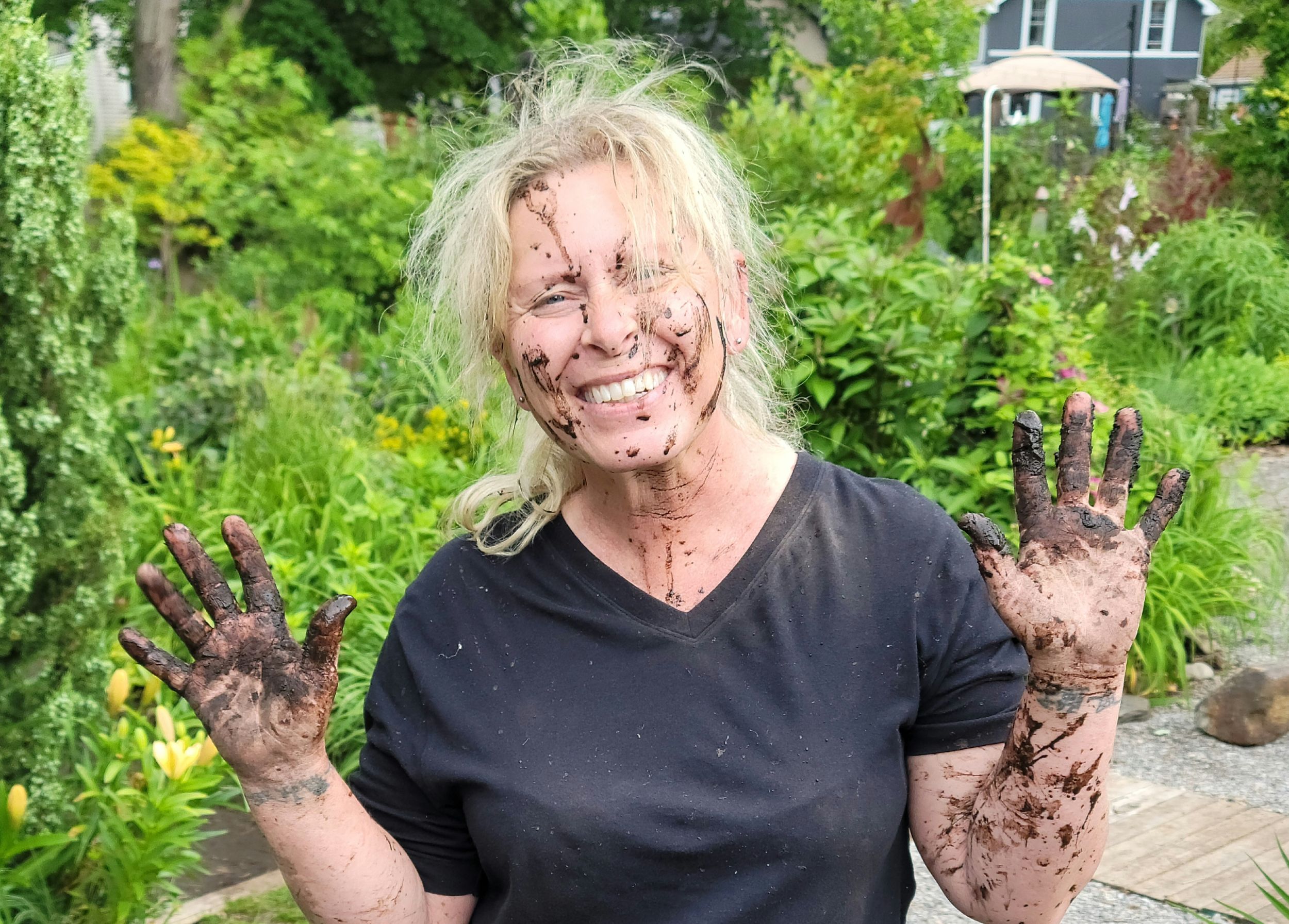 Heather - Muddy in the Garden
